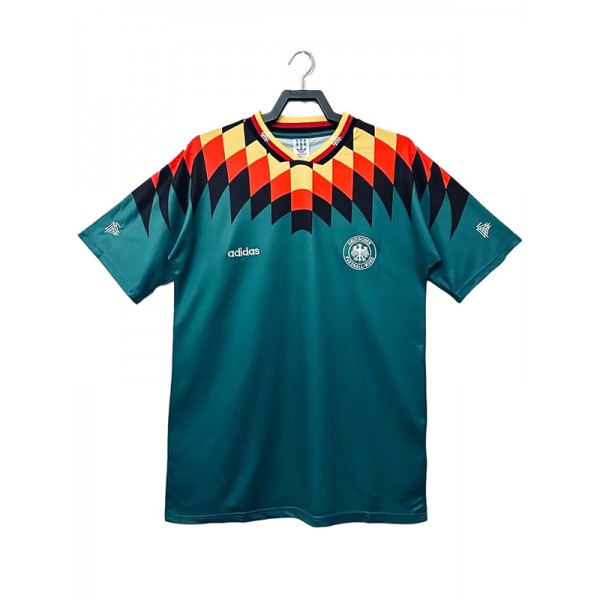 Germany maglia retrò da trasferta divisa da calcio vintage seconda maglia sportiva da calcio da uomo 1994